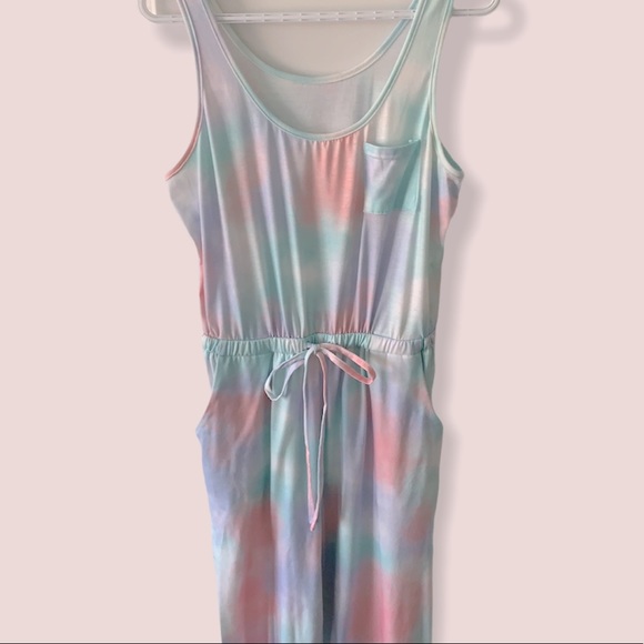 FREE with purchase over $30 🤩Women’s Cotton Candy Tie Dye Romper - Picture 2 of 4
